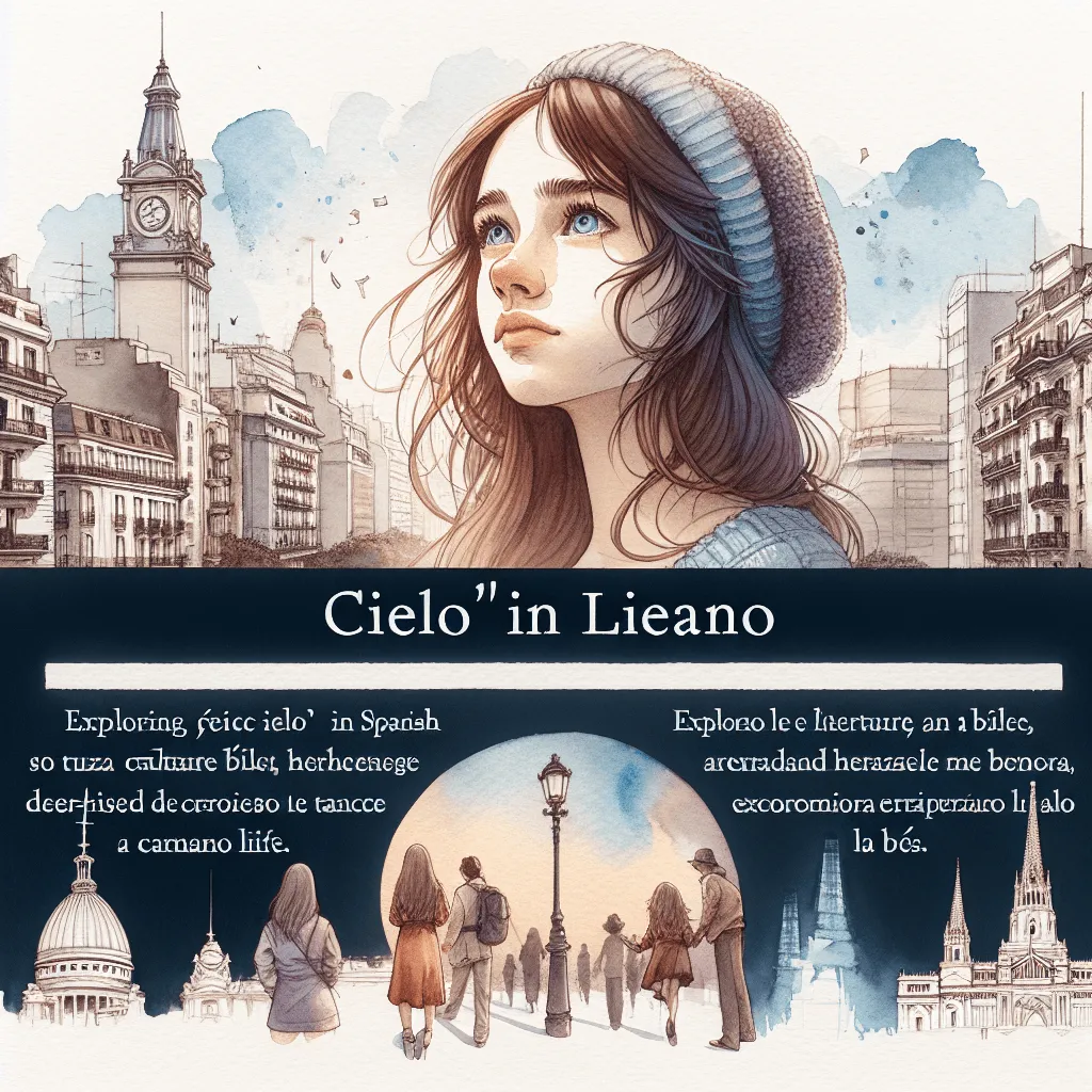 Exploring 'Cielo' in Spanish Through Lucia's Life
